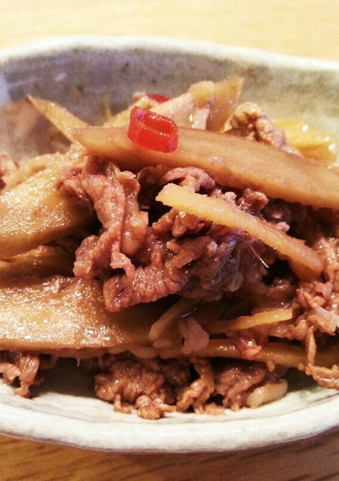 牛肉とごぼうのしぐれ煮-レシピのメイン写真