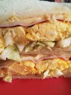 ハムと卵とチーズ野菜ホットサンド-レシピのメイン写真