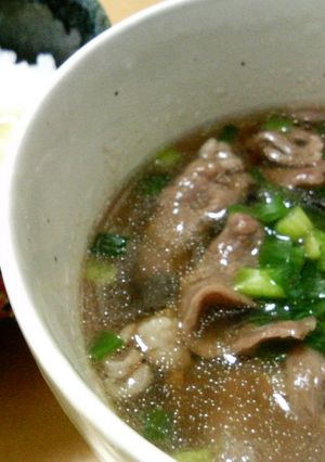 ほっくり☆肉吸いと卵かけご飯-レシピのメイン写真