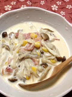 きのこのクリーム煮 ♡-レシピのメイン写真