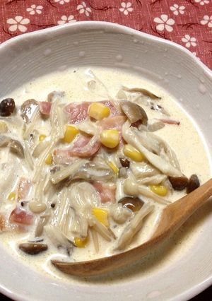 きのこのクリーム煮 ♡-レシピのメイン写真