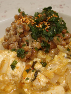 ☆キムチ豆腐に納豆☆-レシピのメイン写真