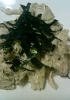 鶏ささみの柚子胡椒和え-レシピのメイン写真
