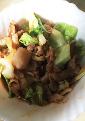 簡単美味しい！キャベツと豚肉の味噌炒め-レシピのメイン写真