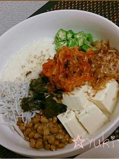とぅるん~♪ねばとろ9種サラダ♪-レシピのメイン写真