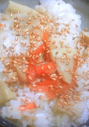 我が家のたけのこごはん-レシピのメイン写真