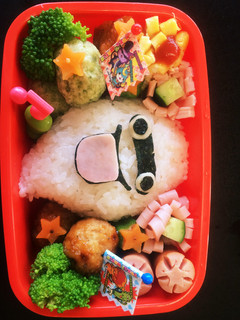 妖怪ウォッチ 簡単 ウィスパー キャラ弁-レシピのメイン写真