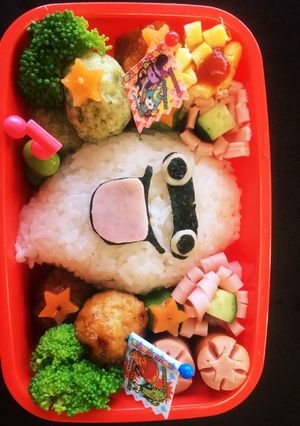 妖怪ウォッチ 簡単 ウィスパー キャラ弁-レシピのメイン写真