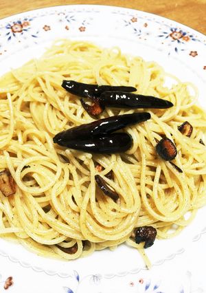 激辛黒焼き唐辛子のペペロンチーノ-レシピのメイン写真