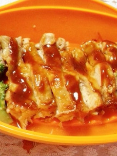 シリコンスチーマーで簡単和風BBQチキン-レシピのメイン写真