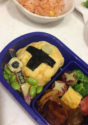 キャラ弁　ニンニンジャー　一番刀も-レシピのメイン写真