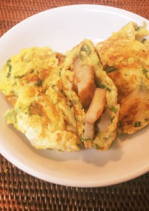 簡単◎ちくわdeカサ増し☆卵焼き-レシピのメイン写真