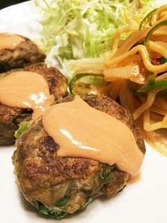 イワシとネギのつみれバーグ-レシピのメイン写真