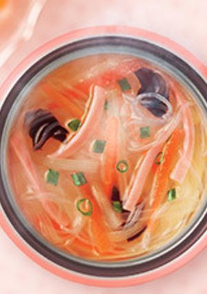 しょうがと野菜の春雨スープ（260mL）-レシピのメイン写真