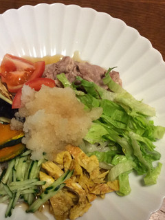 冷やしうどん 具だくさん-レシピのメイン写真