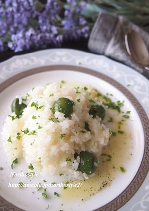 オリーブの炊き込みご飯-レシピのメイン写真