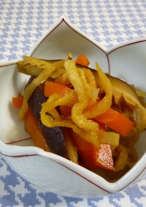 切干大根と椎茸のカレー風味煮-レシピのメイン写真