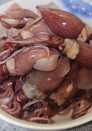 ほたるいか下処理☆一手間でなめらか食感-レシピのメイン写真