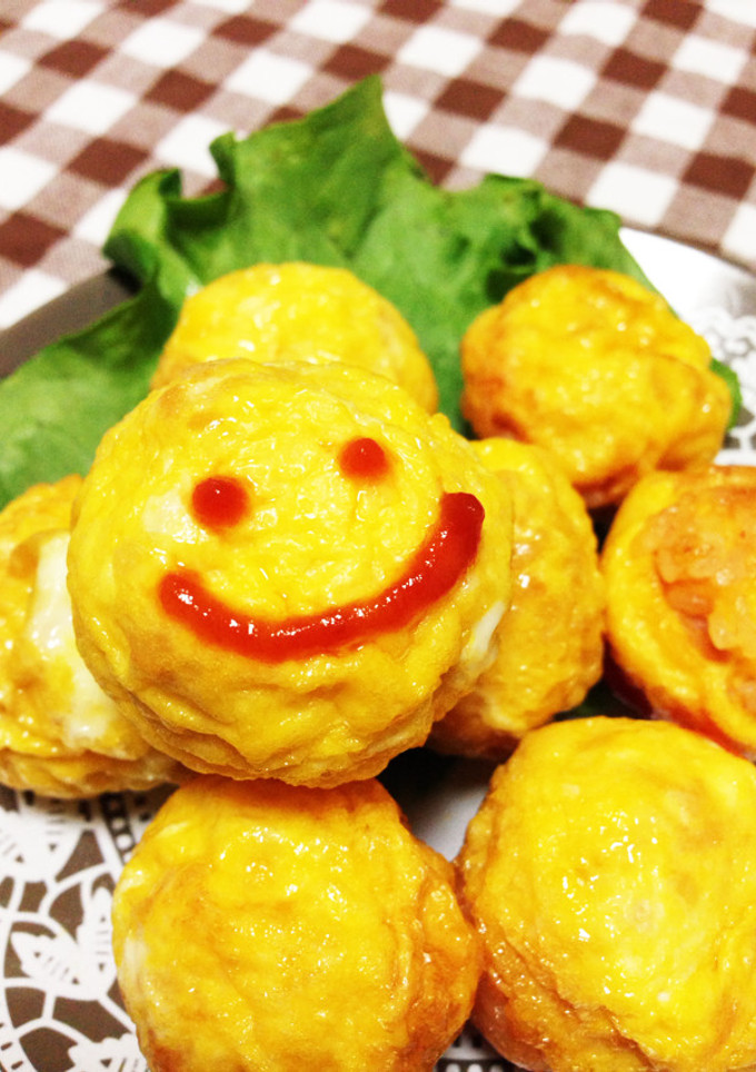 たこ焼き器で＊ひとくちオムライス♡-レシピのメイン写真
