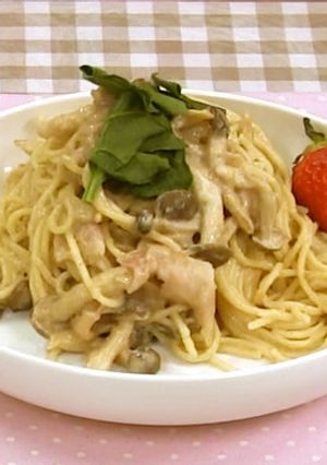 マジカルばくはつ☆きのこクリームパスタ❤-レシピのメイン写真
