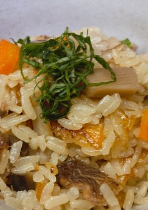 おせちの残りで炊き込みごはん-レシピのメイン写真