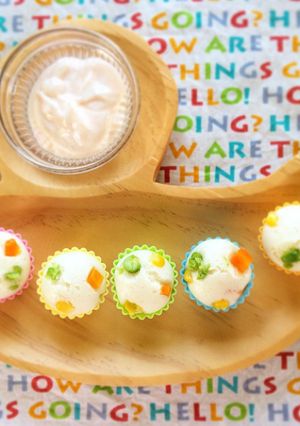 離乳食 中期 後期【野菜蒸しパン】-レシピのメイン写真