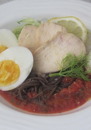 冷たいトマト蕎麦-レシピのメイン写真