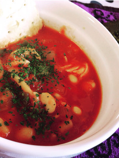 美容に☆簡単大豆とササミのトマト煮♪-レシピのメイン写真