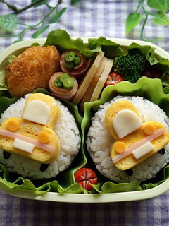 卵焼きde車のおにぎり-レシピのメイン写真