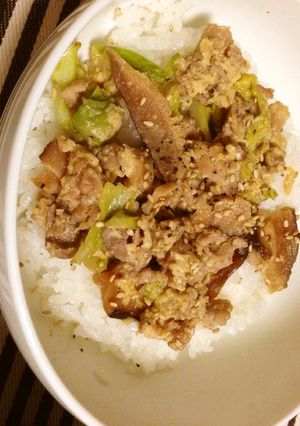 簡単めんつゆ豚丼-レシピのメイン写真