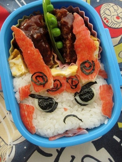 しゅらコマのお弁当(キャラ弁)-レシピのメイン写真