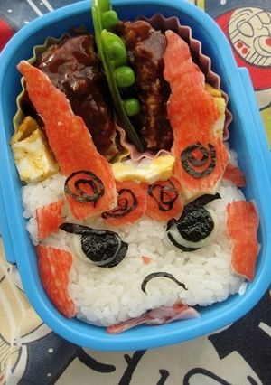しゅらコマのお弁当（キャラ弁）-レシピのメイン写真