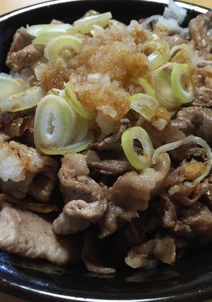 夏に嬉しい！ネギ豚おろしポン酢丼-レシピのメイン写真