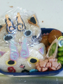キャラ弁☆コマさん♡コマじろう★サンド♪-レシピのメイン写真
