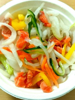 サーモンと野菜のレモンドレッシングマリネ-レシピのメイン写真