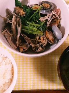 きのこたっぷりあさり蒸し-レシピのメイン写真