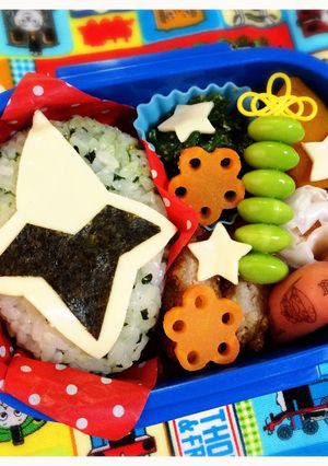 キャラ弁◆ニンニンジャー(アオ)-レシピのメイン写真