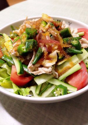 夏野菜たっぷりの冷しゃぶ-レシピのメイン写真