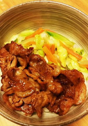 野菜もたっぷり☆豚丼-レシピのメイン写真