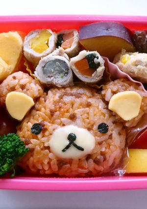 簡単かわいく！リラックマキャラ弁-レシピのメイン写真