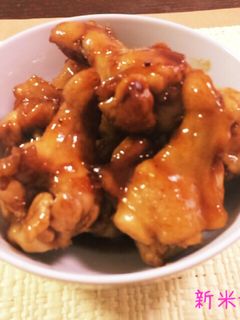 手羽元のマーマレード煮-レシピのメイン写真
