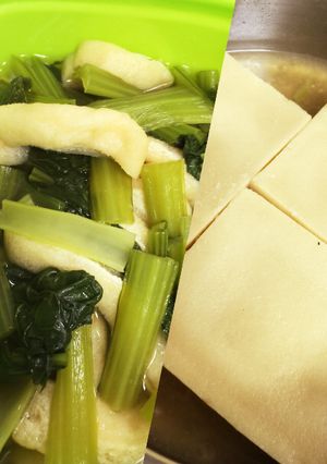 パパっと2品☆小松菜煮浸し＆高野豆腐-レシピのメイン写真