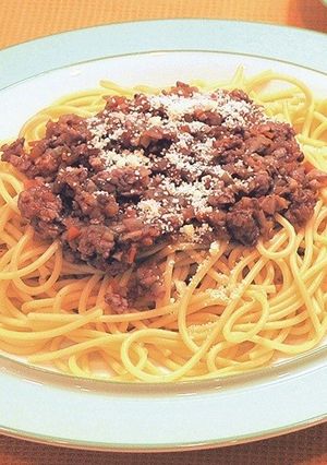 根菜のボローニャ風スパゲティミートソース-レシピのメイン写真