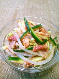 きゅうりtoもやしno梅肉和え-レシピのメイン写真