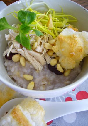 ■中華粥～揚げ餅入り■-レシピのメイン写真