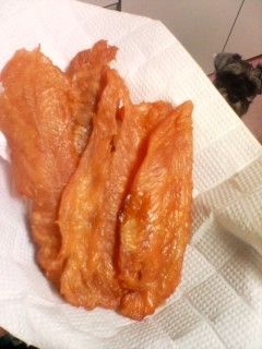 わんこ用★鶏ささみのスモークジャーキー-レシピのメイン写真
