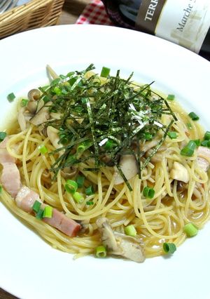 手軽8分レシピ、キノコの和風パスタ。-レシピのメイン写真