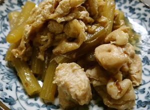 鶏と油揚の出汁しみこんだ「蕗煮」！-レシピのメイン写真