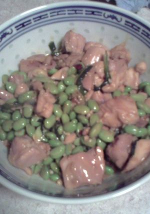 枝豆で官保鶏丁（カンポンチキン）-レシピのメイン写真