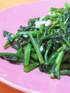 どうし菜のにんにく炒め-レシピのメイン写真